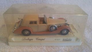 Vintage Solido 1:50 1935 Cadillac Delage Coupe In.  Made In France