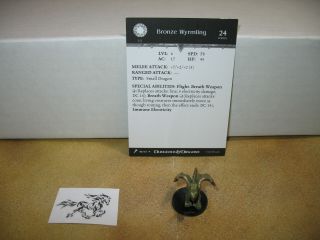 D&d Dungeons & Dragons Giants Of Legends Bronze Wyrmling With Card 01/72