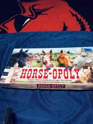 Horse - Opoly Horseplay Trading Board Game Horseopoly Monopoly