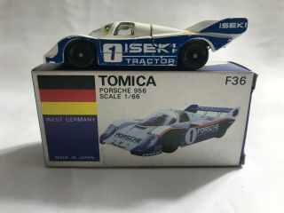 Tomy Tomica F36 Porsche 956 Tomica Diamond Pet Made In Japan