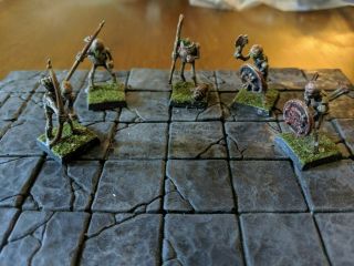(5) Ancient Skeleton Warriors 28mm Dungeons And Dragons Pathfinder Rpg
