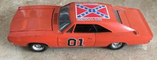 Stealgeneral Lee 01 1969 Dodge Charger Dukes Of Hazzard Collectable Minus 1tire