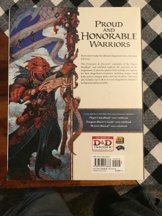 Player ' s Handbook Races Dragonborn - Dungeons and Dragons 4th Edition 2