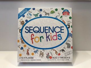 Sequence For Kids My First Sequence Game 2 - 4 Players Ages 3 - 6