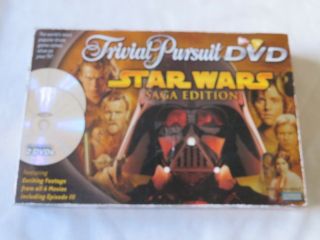 Star Wars Saga Edition Trivial Pursuit Dvd Game 2005 Complete