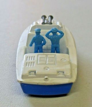 Matchbox Superfast Police Launch No.  52 Diecast Boat England 1976 4