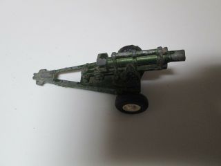 Vintage Tootsietoy Diecast Metal Cannon Howitzer Army Toy 2 2