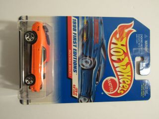 Hot Wheels 1998 First Editions 29/40 Mustang Mach 1 Orange