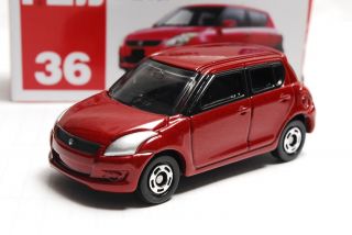 Tomica No.  36 Suzuki Swift 1:64 Scale Toy Car