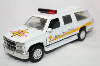 Road Champs 1:43 Scale 1995 Chevrolet Suburban Illinois State Police - Loose