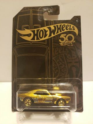 Hot Wheels 50th Anniversary Gold & Black Series Chase Piece 67 Camaro