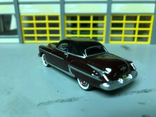 1/64 1950 Olds Rocket 88 Coupe/Dark Cherry - Blk Top/303 Olds V - 8/Rubber Wide WW 3