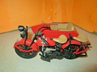 Harley Davidson Limited Edition Motorcycle & Sidecar Bank 1:10 Diecast No Box