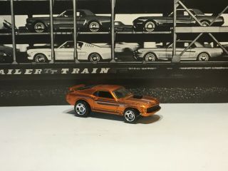Hot Wheels 70 Mustang Mach 1,  2013 Cool Classics Orange Loose