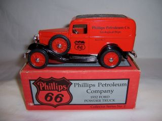 Phillips 66 Petroleum Co 1932 Ford Powder Truck Bank by ERTL 2