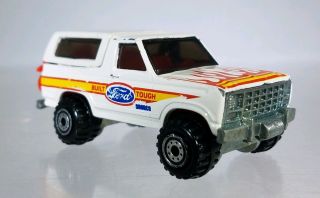 Hot Wheels Bronco 4 - Wheeler Ford White Ct Wheels - 1990