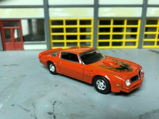 1/64 1975 Pontiac Trans Am/red/blk Int/455 4 Speed/rally Wheels/rubber Tires