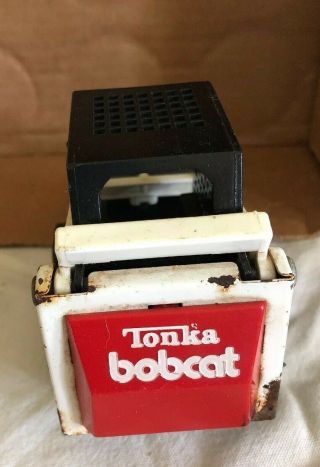 Vintage Tonka Bobcat Clark White 1978 Metal Diecast Toy Skidloader 4