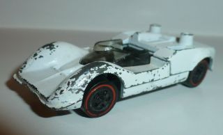 1966 Hot Wheels Red Line Chaparral 2g Us Enamel White See Photos Quick Ship