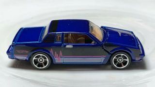 Hot Wheels The 80’s Cars Of The Decades Buick Grand National Blue 1/64 Diecast