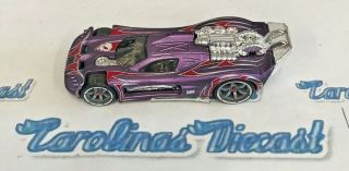 2005 Hot Wheels Accelerracers (satin Purple) " Spine Buster " Loose W/cm6 Wheels