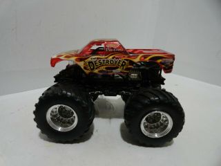 @@ Rare Hot Wheels Monster Jam The Destroyer With X - Ray Body And Metal Base @@