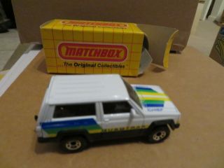 Matchbox Diecast Mb27 Jeep Cherokee Quadtrak 1986 W 1983 Box W Box