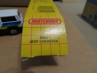 Matchbox Diecast MB27 Jeep Cherokee Quadtrak 1986 w 1983 Box w Box 4