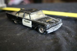 Dinky Toys Vintage Desoto Fireflite Police Car - Made In England - Meccano Ltd