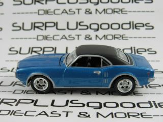 Johnny Lightning 1:64 Loose Collectible Blue 1968 Pontiac Firebird Diorama Car