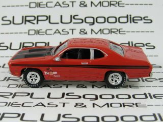 Johnny Lightning 1:64 Scale Loose Collectible Orange - Red 1971 Dodge Demon 340