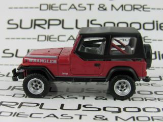Greenlight 1:64 Scale Loose Collectible Red 1987 Jeep Classic Wrangler 4x4