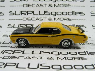 Johnny Lightning 1:64 Scale Loose Collectible Yellow 1971 Plymouth Duster 340