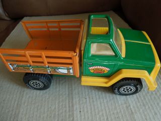 Vintage Tonka Farms Toy Truck,  1978,  Metal,  Approx.  10 " X 4,  Stickers,  Good