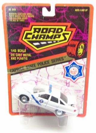 1/43 Road Champs Chevrolet Caprice Arkansas State Police Trooper Moc