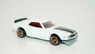white 1969 ford mustang boss 302 limited edition CAR REAL RIDERS 1/64 HOT WHEELS 2