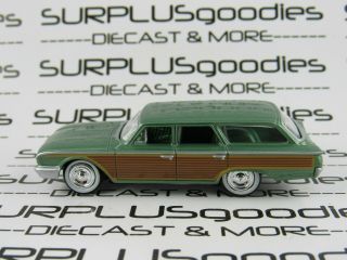 Johnny Lightning 1:64 Scale Loose Green 1960 Ford Country Squire Station Wagon