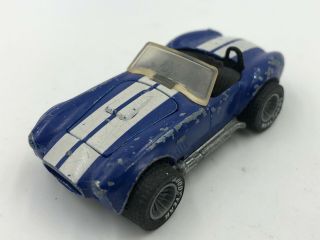 Hot Wheels Blue Classic Cobra Real Riders 1983 Mattel Die Cast Car Hong Kong 2