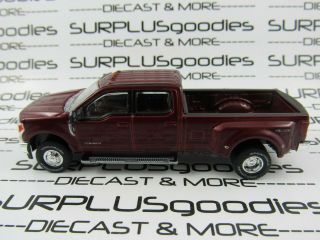 Greenlight 1:64 Loose Ruby Red 2019 Ford F - 350 F350 Lariat Dually Pickup Truck