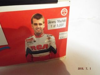 1995 Jeremy Mayfield RCA 98 Cale Yarrborough Motorsports action 1/24 2