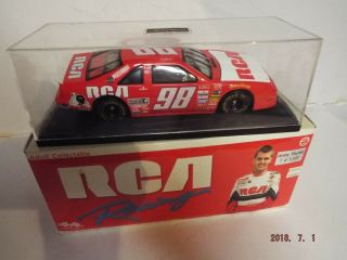1995 Jeremy Mayfield RCA 98 Cale Yarrborough Motorsports action 1/24 3