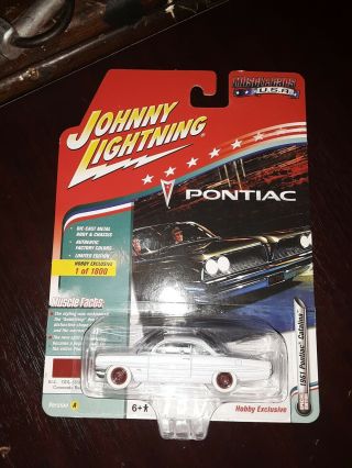 White Lightning Johnny Lighting Hobby Exclusive 1961 Pontiac Catalina Version A