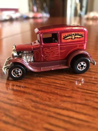 Hot Wheels A Ok Early Times Delivery Metallic Red / Loose Bw Rare