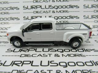 Greenlight 1:64 Loose White 2018 Ford F - 350 F350 Lariat Dually Pickup Truck