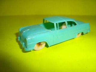 F&f Mold 1955 Ford Crown Victoria Cereal Premium Plastic Toy Car / Aqua