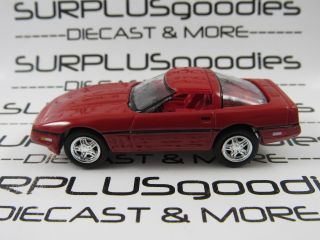 Johnny Lightning 1:64 Scale Loose Red 1988 Chevrolet Corvette C4 Diorama Car