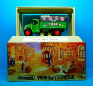 1996 Matchbox Models Of Yesteryear 1920 Ac Mack Diecast Toy Vehicle Ygb23 - M