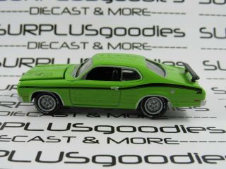 Johnny Lightning 1:64 Scale Loose Collectible Green 1971 Plymouth Duster 340