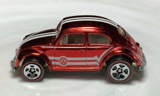 Hot Wheels Classics Volkswagen Beetle Vw Bug Red 1/64 Diecast Loose
