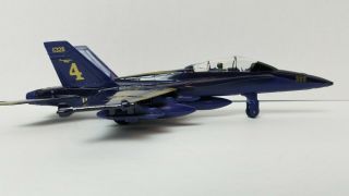 Blue Angels Us Navy Diecast Airplane 9 " Pull Back Toy Fighter Jet Plane 197